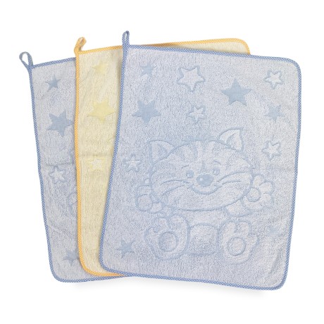 SET 3 NURSERY TOWELS FOR...