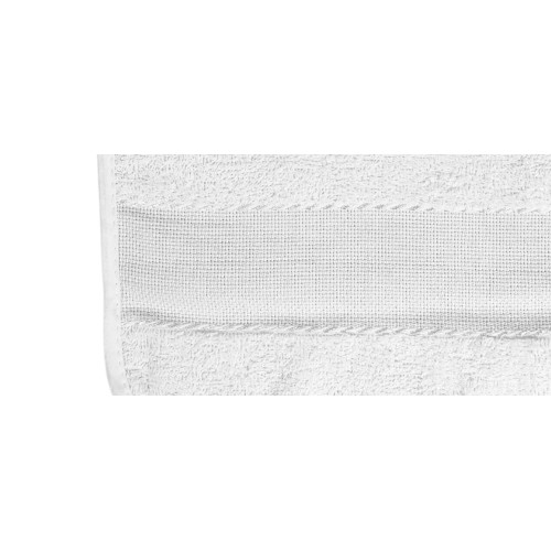 SET 6 BABY BIBS IN SOLID COLOR ALL White with pure cotton elastic with AIDA canvas to embroider the name