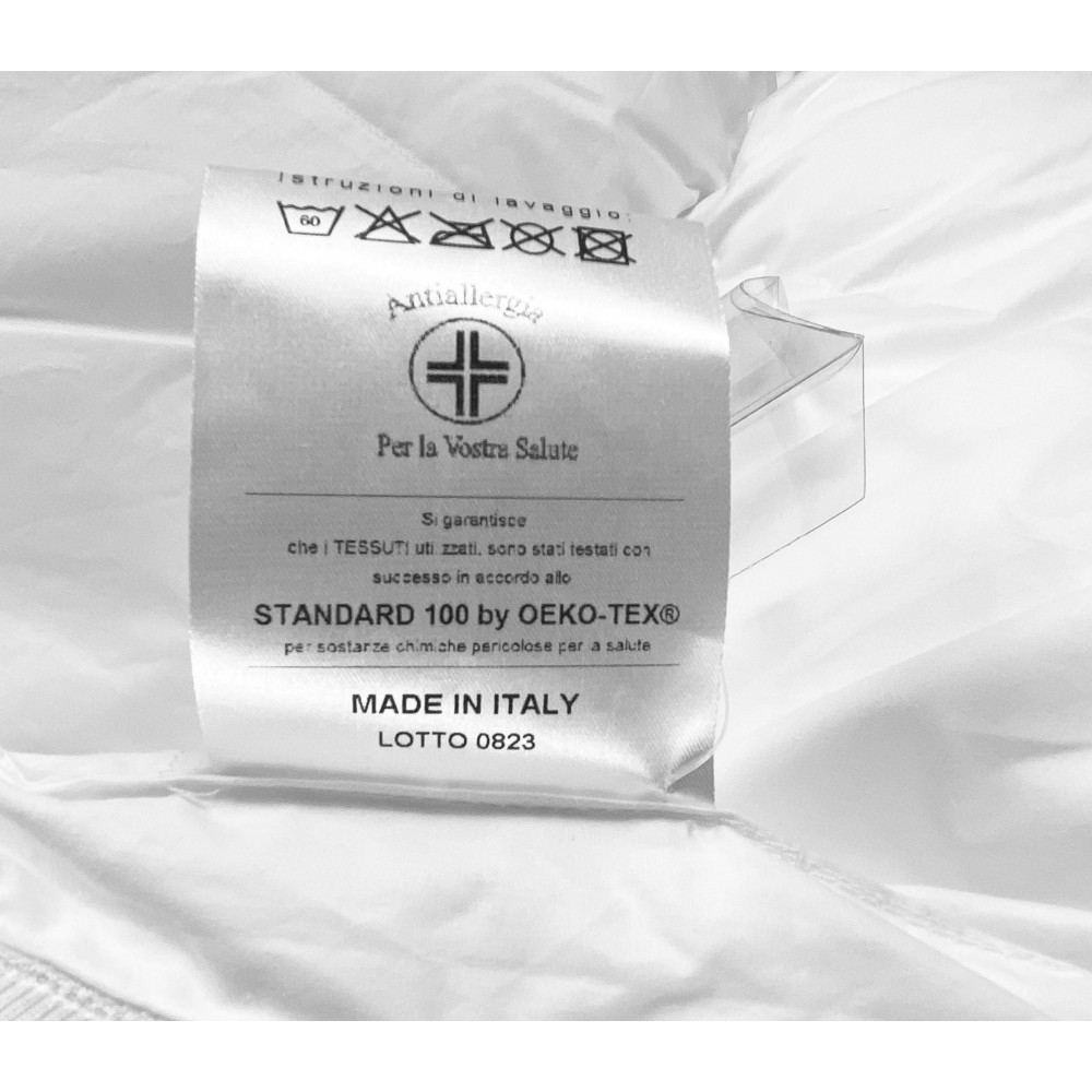 TOPPER for GOOD NIGHT Hypoallergenic Feather Effect Mattress in Microspheres Made in Italy