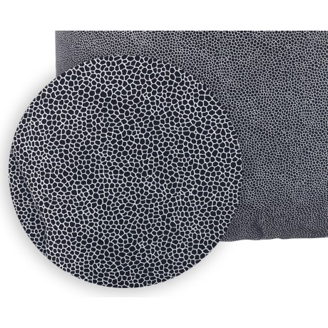2 square quilt luxury plain black