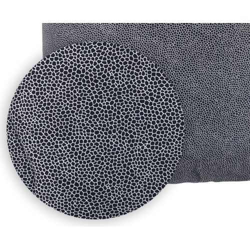 QUILT KOT © dis. BOY GRIS Negro MADE IN ITALY puro ALGODÓN