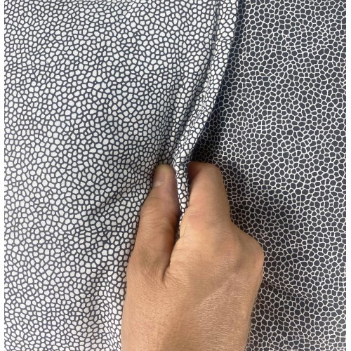 TRAPUNTA KOT © dis. BOY grigio Nero MADE IN ITALY puro COTONE