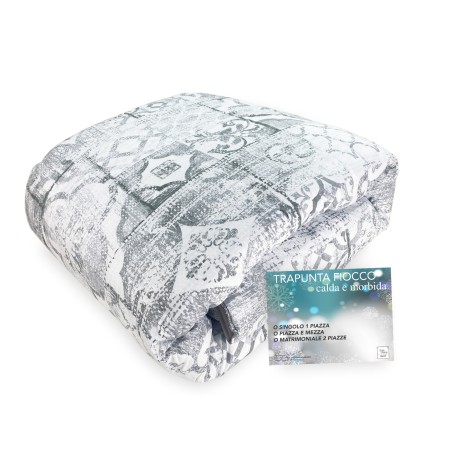 Couette d’hiver douce et chaude maioiche sur gris