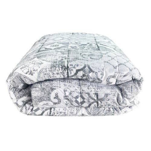 SORRENTO BOW © QUILT Grey Winter Duvet made in Italy