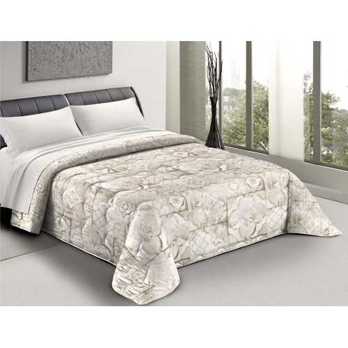 QUILT © BOW SORRENTO Beige Winterdecke made in Italy