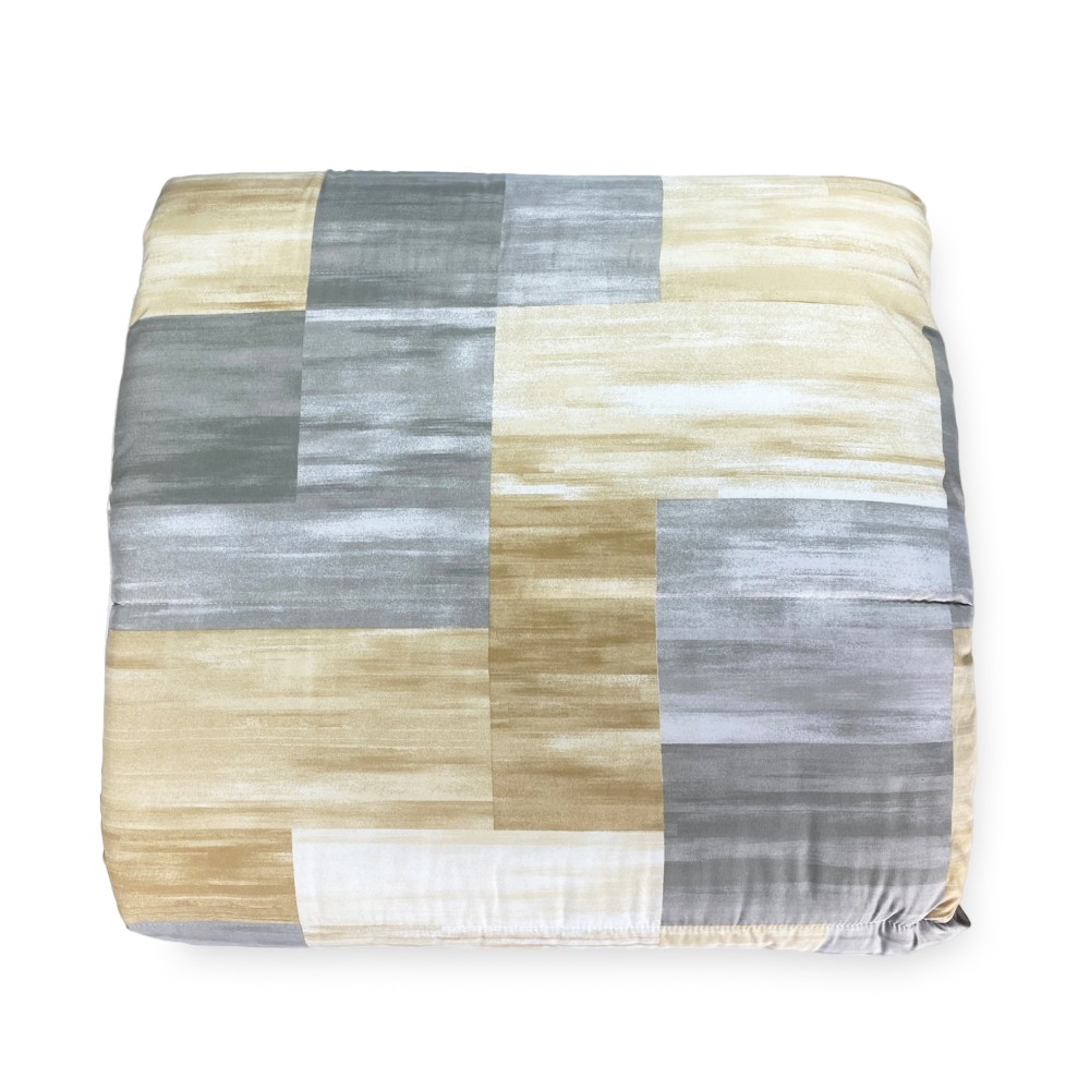 QUILT BOW © CHECK Beige Winter Duvet made in Italy