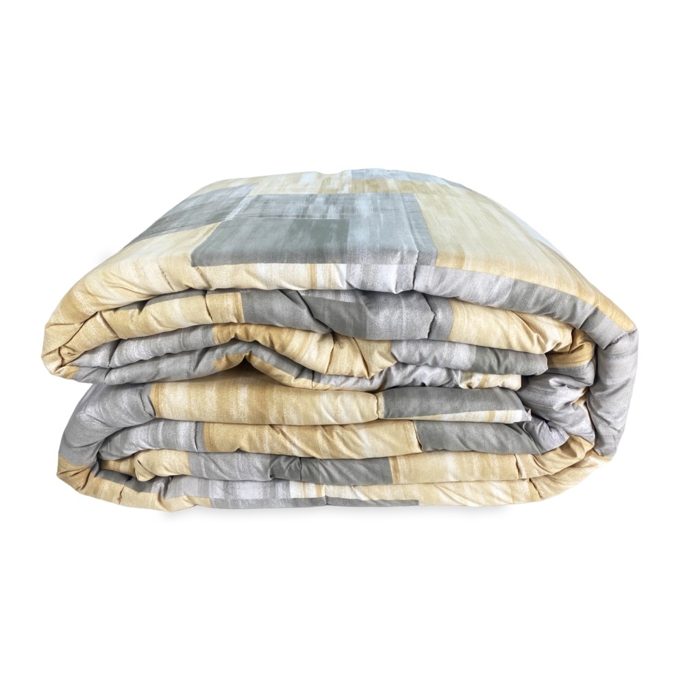 QUILT BOW © CHECK Beige Winter Duvet made in Italy