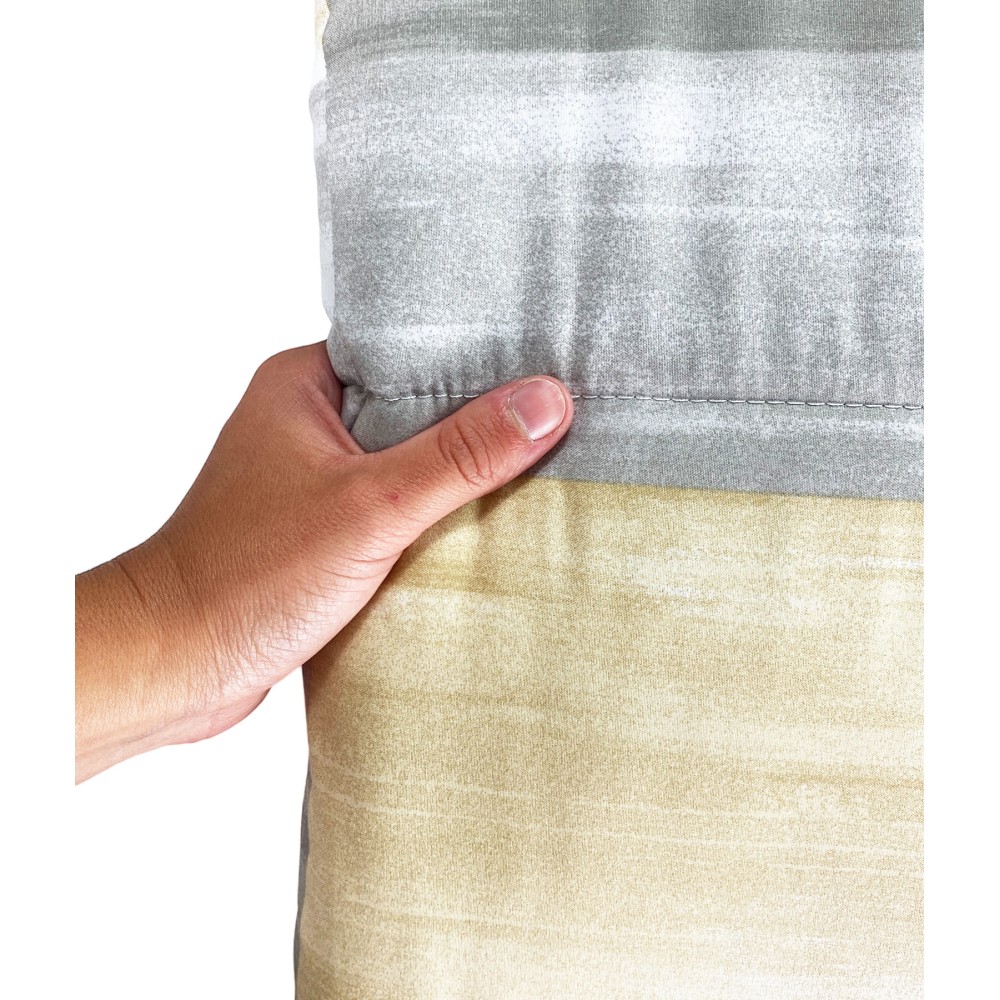 QUILT BOW © CHECK Beige Winterbettdecke made in Italy