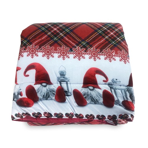 QUILT © BOW ELVES Red Winter Duvet made in Italy