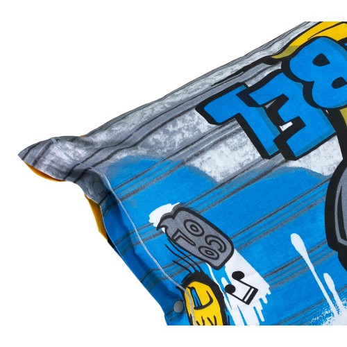 COPRIPIUMINO EMOJI faccine SMILE NEW in Puro Cotone Made in Italy