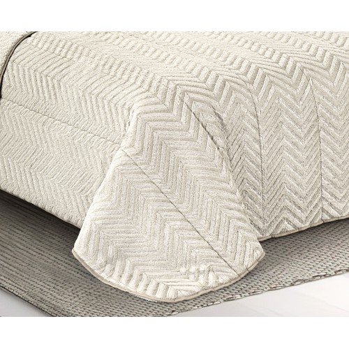 Weiches Kunstfell QUILT Hellcreme 2 Quadrate Doppelt