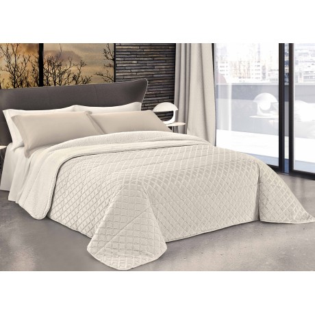 light cream faux fur duvet