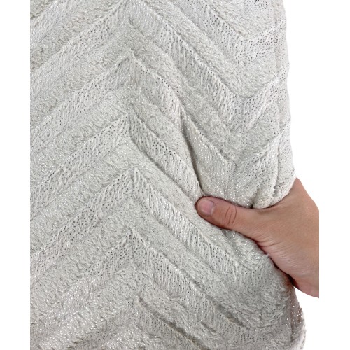 TRAPUNTA in Soffice Eco-pelliccia SPIGA Beige 2 Piazze Matrimoniale