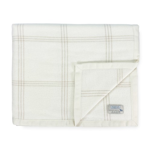 Adelaide Summer Blanket in Merino and Kashmir Wool – Lightweight, Breathable, Anti-Pilling – Made in Italy, Mid-Season