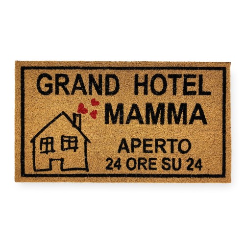 TAPIS Paillasson en noix de coco naturelle GRAND HOTEL MAMMA