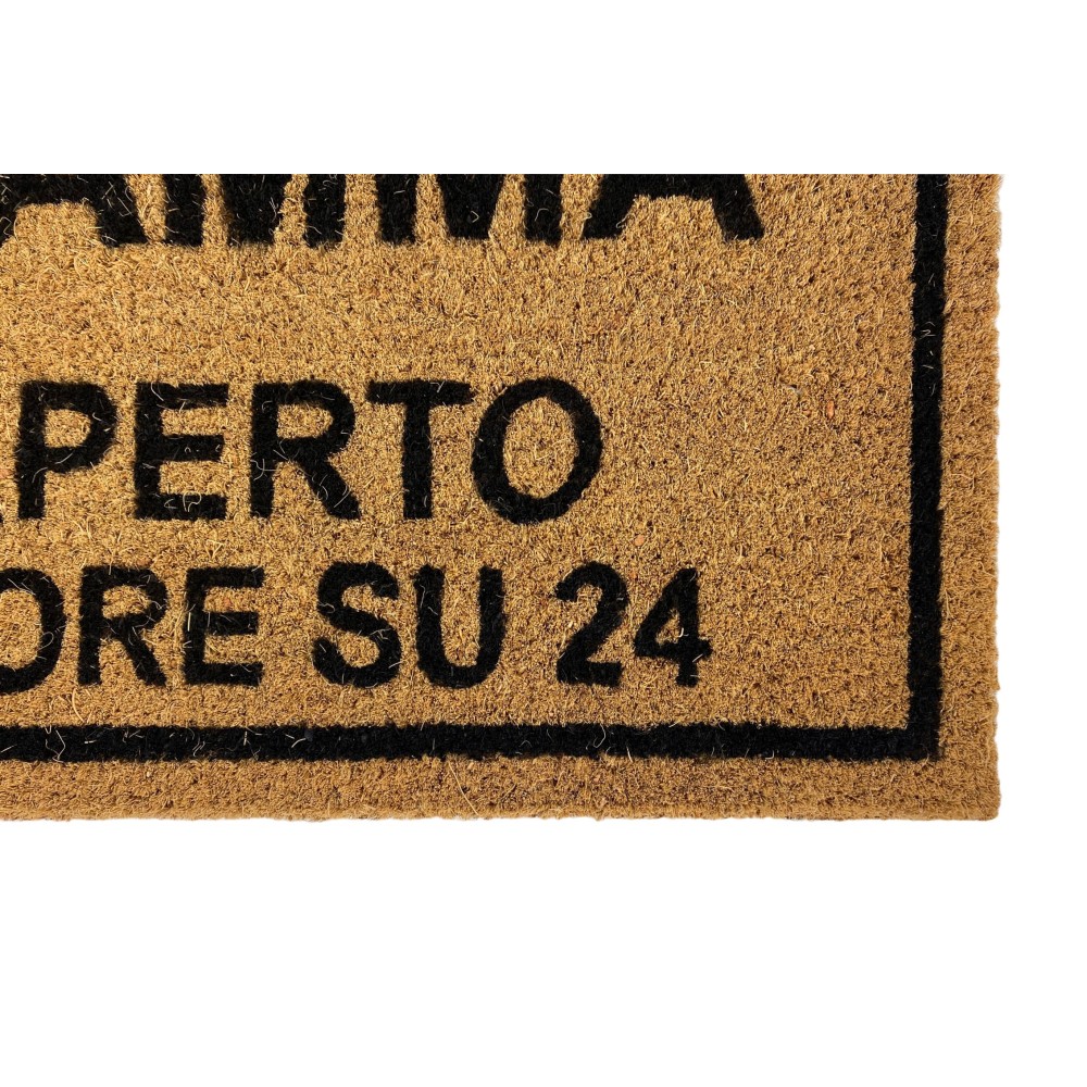 Natural Coconut Doormat GRAND HOTEL MAMMA