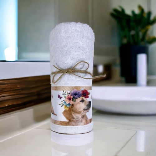 SET DOG Serviettes Pur Coton Made in Italy