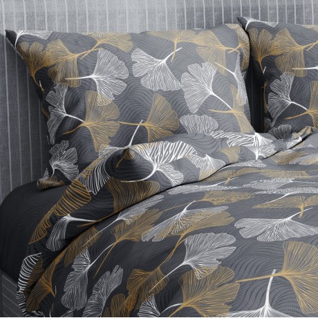 PETALI Gold Bettbezug aus...