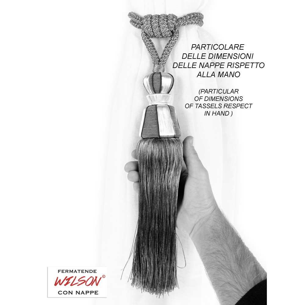 FERMATENDE Embrasse  WILSON © Cordone e Nappe a Sfera 2 PEZZI