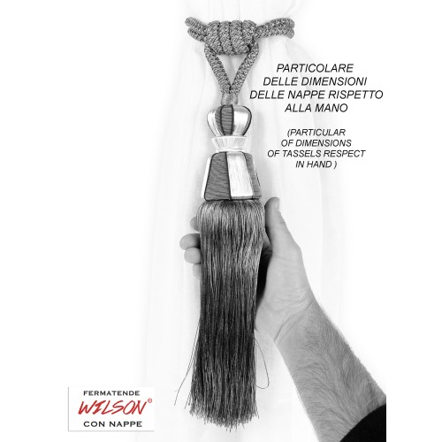 FERMATENDE Embrasse  WILSON © Cordone e Nappe a Sfera 2 PEZZI