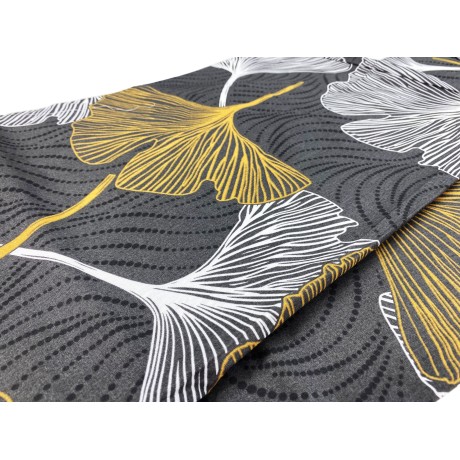 Conjunto de franela pétalos grises