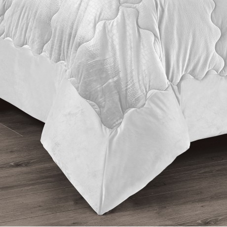 QUILT Duvet in soft IVORY...