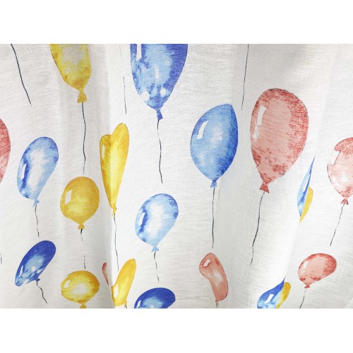 RIDEAU Chambre d’enfant moderne BALLONS cm. 140X290 emballé