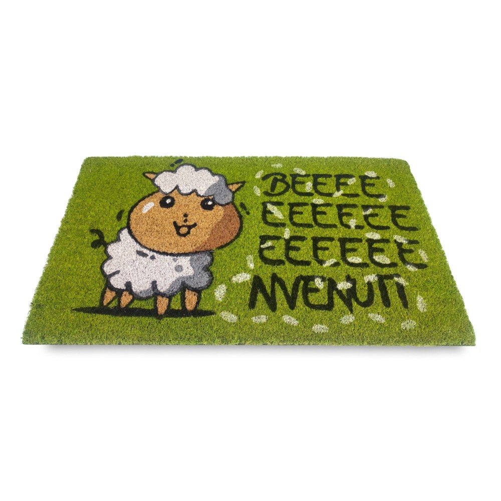 RUG Fußmatte aus natürlicher Kokosnuss mit SHEEP WELCOME