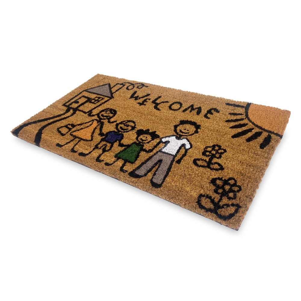 RUG Fußmatte aus natürlicher Kokosnuss La Allegra Famiglia