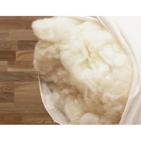 Pure wool bed cushion made in Italy