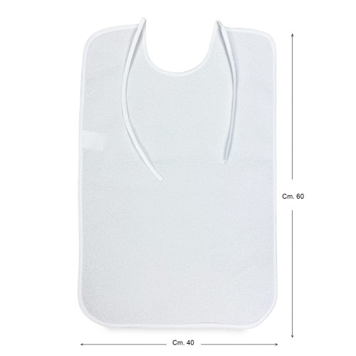 SET Bâillon blanc pour ADULTE Bâillon REMO © imperméable avec lacets résistants aux taches