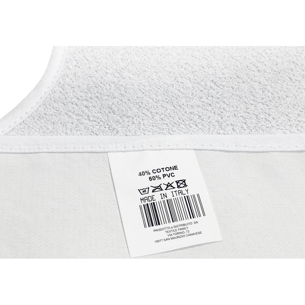 SET Bâillon blanc pour ADULTE Bâillon REMO © imperméable avec lacets résistants aux taches