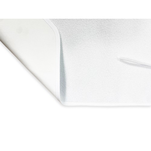 SET Babero Blanco para ADULTO Mordaza impermeable REMO © con cordones antimanchas