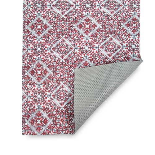 TAPIS DE CUISINE RUNNER Passaia Antidérapant RED MAJOLICA fabriqué en Italie