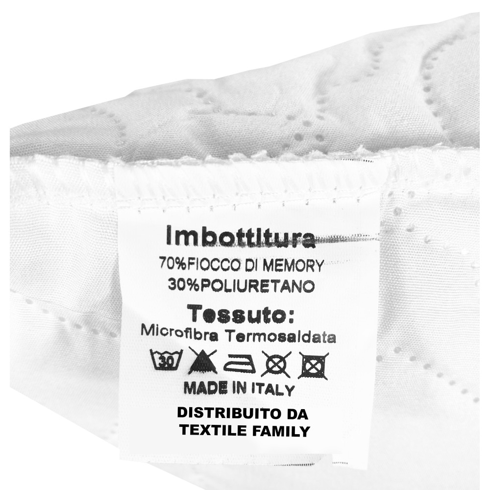 GUANCIALE cuscino FIOCCO Di memory MemoCloud Made in Italy