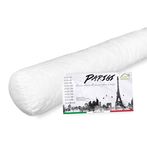 PARIS PILLOW travesaño tubular largo cilíndrico de estilo francés en 4 TAMAÑOS