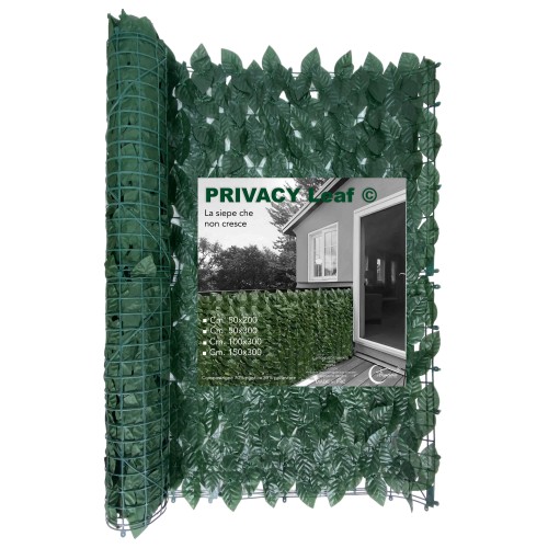 HEDGE Privacy LEAF Exploit artificiel avec des feuilles pour murs et balcons Brise-vue ornemental