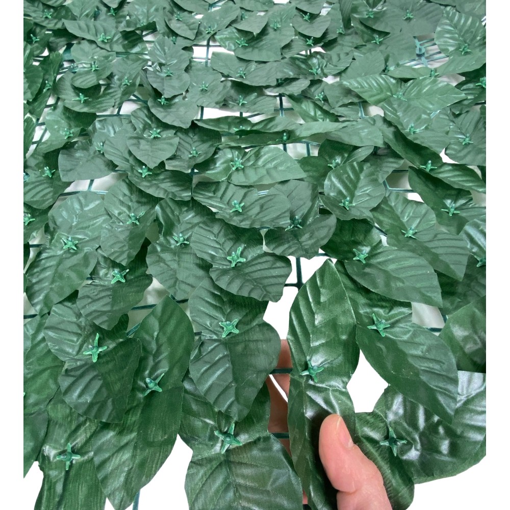 HEDGE Privacy LEAF Exploit artificiel avec des feuilles pour murs et balcons Brise-vue ornemental