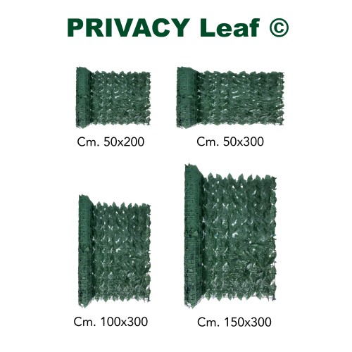 HEDGE Privacy LEAF Exploit artificiel avec des feuilles pour murs et balcons Brise-vue ornemental