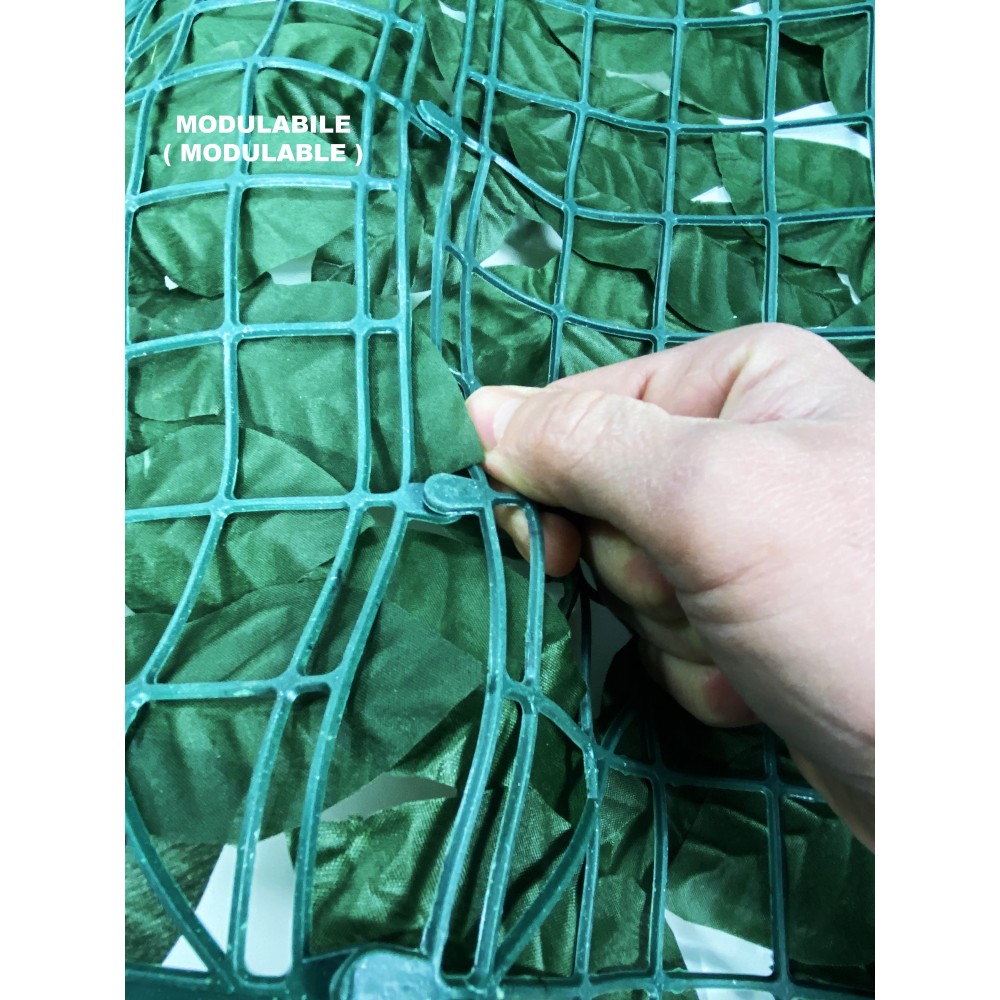 SIEPE Privacy LEAF Finta Artificiale a Foglie per Muri e Balconi Ornamentale frangivista