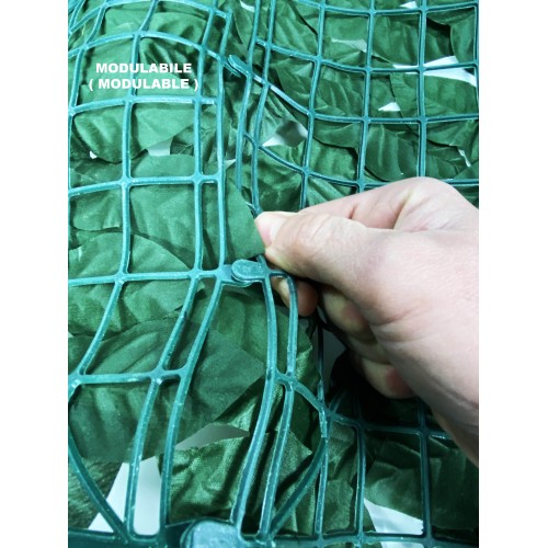SIEPE Privacy LEAF Finta Artificiale a Foglie per Muri e Balconi Ornamentale frangivista