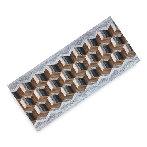 TAPPETO Runner da CUCINA Passatoia Antiscivolo GEOMETRICO made in Italy