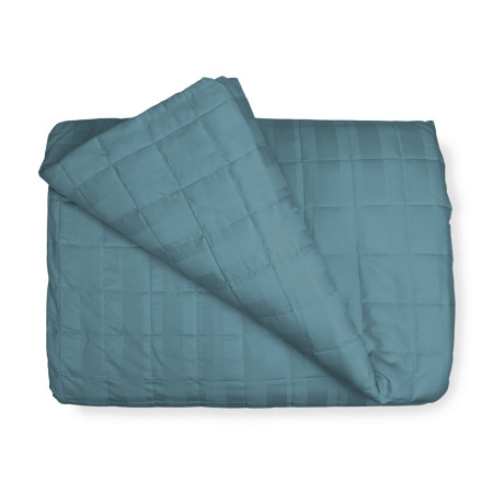 SATIN QUILTED BEDSPREAD...