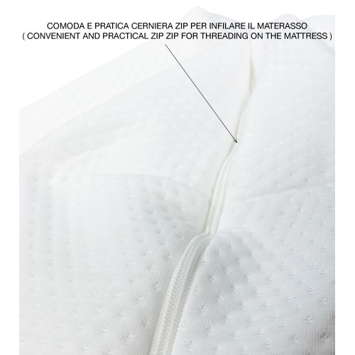 Matratzenbezug JERSEY stretch ANTI-MITE mit ZIP ZIP