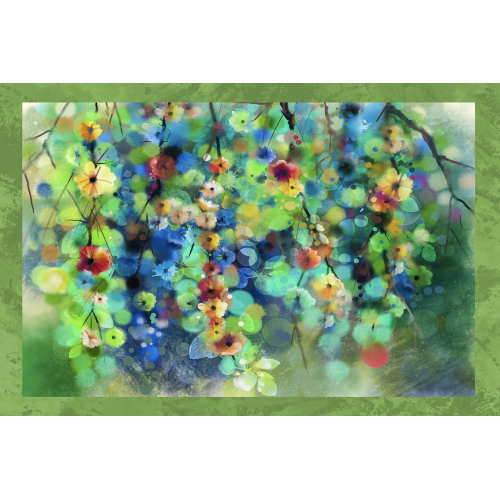 SET 6 PIECES Tea towel QUADRI D'AUTORE in pure cotton printed in HIGH definition size MAXI