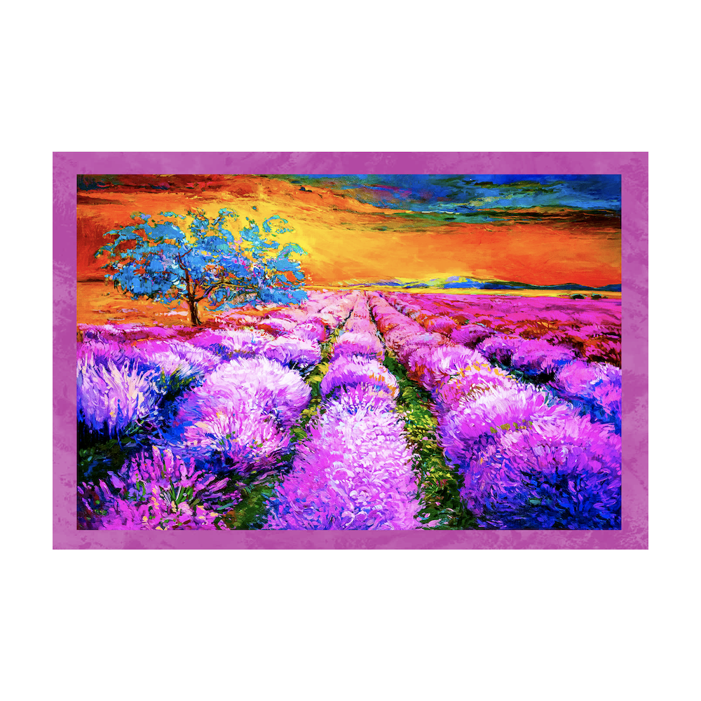 SET 6 PIEZAS Paño de cocina QUADRI D'AUTORE en puro algodón estampado en ALTA definición tamaño MAXI