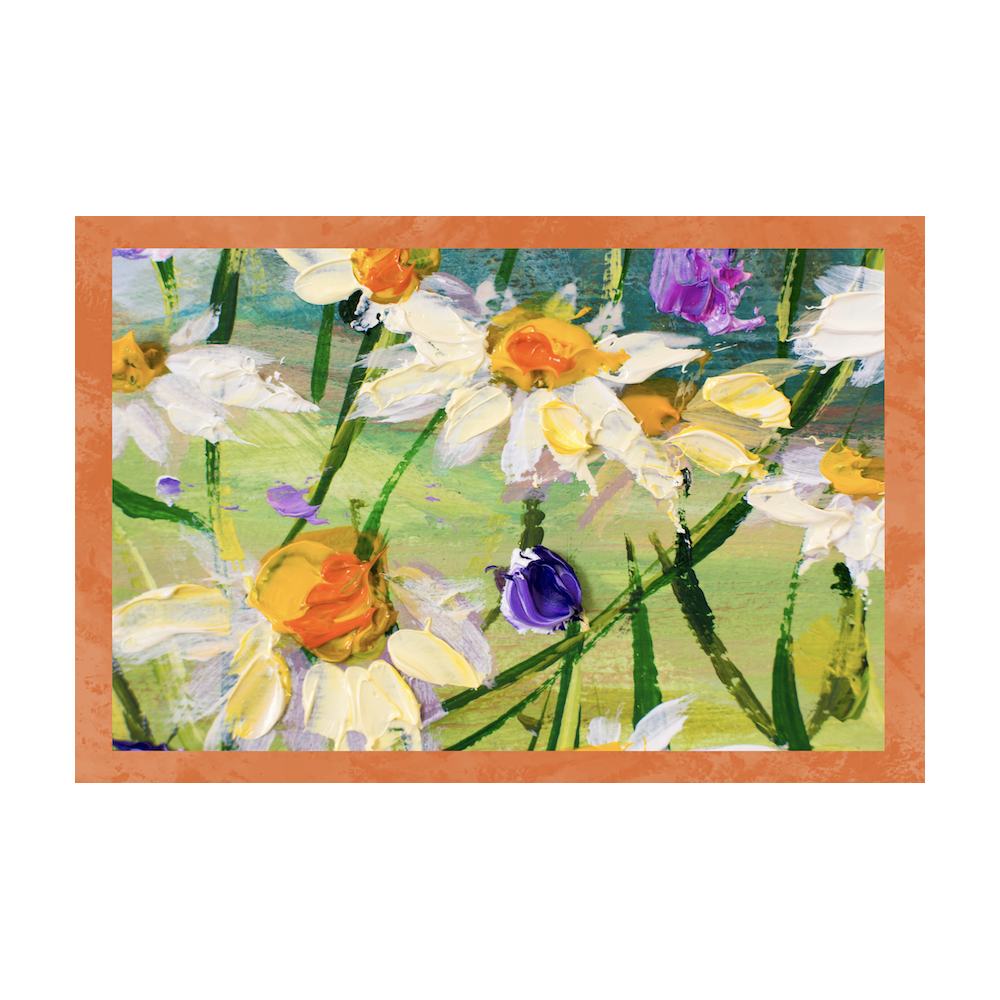 SET 6 PEZZI Strofinaccio QUADRI D'AUTORE in puro cotone stampato in ALTA definizione misura MAXI