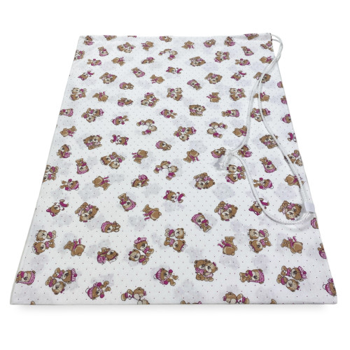 BOLSA GUARDERÍA PIERINO tamaño LARGE MAXI cm. 45x60 Dibujo Oso Dulce