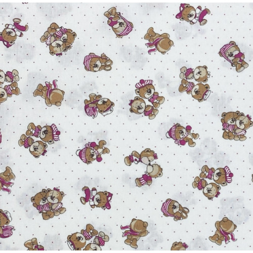 SAC DE MATERNELLE Pierino taille LARGE MAXI cm. 45x60 Sweet Bear Design