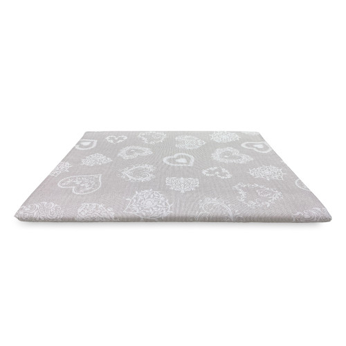 COPRITUTTO Copritutto Gran Foulard BEDSHELL Funda de sofá FABRIC HEART Blanco